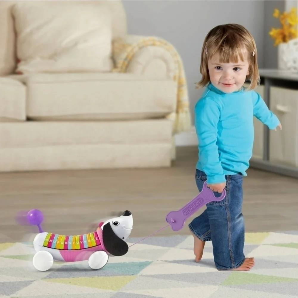 LeapFrog Alphapup Learning Toy for Kids, Toddlers, Purple, Pink